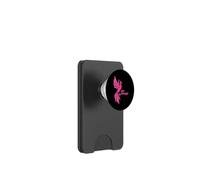 Rise Stronger Phoenix Design - Diseño Rosa neón PopSockets PopWallet para MagSafe