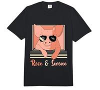 Rise & Swine Pig Lover Ganado Animales de Granja Cría de Cerdos Comfort Colors Adult Heavyweight T-Shirt