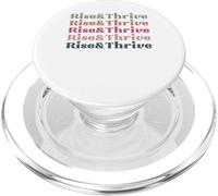 Rise & Thrive Retro Vintage Hombres Mujeres niños niñas PopSockets PopGrip para MagSafe