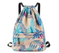 Risefit Bolsa impermeable con cordón, bolsa de gimnasio, mochila deportiva para hombres y mujeres