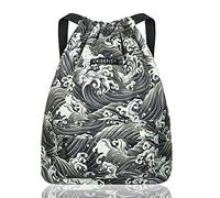 Risefit Bolsas impermeables con cordón, bolsas de natación, bolsas de gimnasio de polietileno, mochilas deportivas, bolsas de natación para adultos, niños, hombres, mujeres, niñas y niños, Estándar de