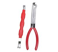 Risegun Alicates de desconexión eléctrica, Alicates largos para extracción de bujías, pinzas de separación de terminales eléctricos para reparación de tapones de conducción de combustible para coche