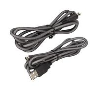 Risegun Cable de carga para Nintendo 3DS, 2 unidades, cable cargador USB compatible con 3DS/3DS XL/New 3DS XL/2DS/New 2DS XL/NDSI/NDSI LL, negro, 1,5 m