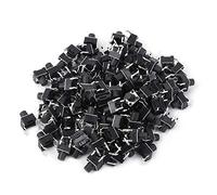 Risegun Interruptor Táctil Momentáneo, 100 Piezas Kit De Surtido De Interruptor De Botón Pulsador Micro Momentáneo Accesorio De Interruptor Mini Micro Táctil 6 X 6 X 7 Mm