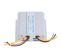 Risegun Regulador de voltaje de potencia de 24 V a 12 V, convertidor de reductor de aleación de aluminio, regulador de voltaje CC para navegación GPS, adaptador de corriente de 240 W y 20 A