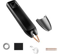 Risegun Soldador por puntos a batería, 99 Niveles Portátil Soldador por puntos, pantalla LCD de 1,5", Tipo C Recargable, Modo Automático y Manual, soldador por puntos para batería 18650