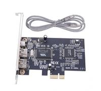 Risegun Tarjeta PCI-E Firewire, Tarjeta Expansora IEEE 1394, Controlador PCI Express, Tarjeta Adaptador PCIe Firewire para PC de Escritorio