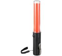 Risegun Tira de tráfico LED de 26 cm, con instrucciones de seguridad aplicables en obras, medidas de emergencia y otras áreas que requieren señales o señales visibles (rojo)