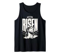 Risen Jesus Christian Resurrection Anime Manga Fe Camiseta sin Mangas