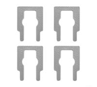 RiseNova 4 clips de fijación para lavavajillas Miele (gris) | Para clips de seguridad PLA, piezas de repuesto compactas para estabilidad de rack, fácil ajuste