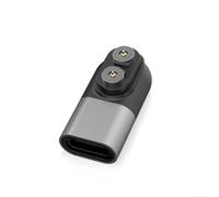 RiseNova Cargador USB C magnético de aleación de aluminio para modelos LEDLENSER P&H, adaptador de carga compacto compatible con P18R H15R iF2R Work Core Series