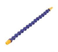 RiseNova Manguera flexible azul 300m m del tubo del refrigerante de 12.7m m | Material plástico, ajuste de ángulo flexible, para fresado de torno CNC, longitud de 300 mm, rosca de 12,7 mm