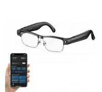 RisePlus Gafas inteligentes de IA con ChatGPT, no requiere WiFi y lentes inteligentes de cambio de color | Gafas de grabación de cámara de 8 MP y cámara de gafas de sol | Traducción en tiempo real