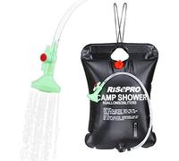 RISEPRO - Bolsa de Ducha Solar de 20 litros para Calentar solares, para Acampada, Ducha, indicador de Temperatura, Agua Caliente, 45 °C, Senderismo, Escalada C1004