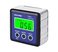 RISEPRO Digital Medidor de Ángulos LCD Digital Protractor Impermeable 4 Métodos de Medición inclinómetro Bisel Ángulo de Mitre sierra auto Prueba y reparación Azul