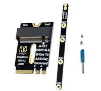 Riser Card - Tarjeta de expansión WIFI M.2 Key Adapter Desktop PC Mainboard Laptop Mantenimiento Reparación Compacto Estable Eficiente Fácil Instalar Fiable Versátil | para Actualización de ordenador