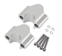 Riser del manillar de la motocicleta, 7/8 ` (22 mm) universal de aleación de aluminio Riser del manillar de la motocicleta abrazadera ascendente del manillar de la motocicleta(Galvanoplastia)