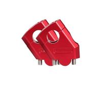 Riser Handle Bar Para NTV650 Para NTV 650 Para Deauville 700 Para Varadero 125 Montaje De Abrazadera De Barra Elevadora De Manillar De Motocicleta(28mm Red)