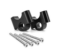 Riser Manillar Abrazadera Elevadora De Manillar Extensión del Volante Aumento Manillar para R 1200GS para LC R1200GS para Adventure para ADV para BMW R1250GS S1000XR(Negro)