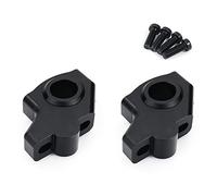 Riser Manillar Abrazaderas Manillar De Aluminio CNC De 22mm Y 7/8" Elevadores Manillar Desplazados hacia Atrás para CB650F para CB 650F 2014 2015 2016 2017 2018(Negro,Matte)
