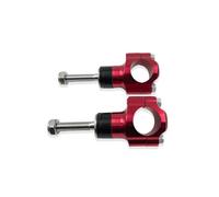 Riser Manillar Moto Abrazadera De Manillar M10 para Motocicleta Elevador Ajustable Aleación Aluminio CNC 1 1/8" 28mm(M10-Red)