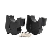 Riser Manillar Moto para CB 500 X CB500X 2020 Manillar Elevador Altura hacia Arriba Se Mueve Atrás Adaptador Abrazadera 28MM De(Black)