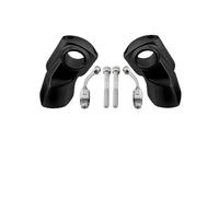 Riser Manillar Moto para Rocket 3R 3GT 2019-2024 Elevador De Manillar Motocicleta Montaje Abrazadera Elevación 22MM Mover hacia Atrás 32MM Riser Antivibración(Black)