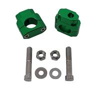 Riser Manillar para R1200GS R1200 para GS Universal 28mm 22mm Motocicleta Manillar Elevador Barra Montaje Manija Abrazadera(Verde,M12)