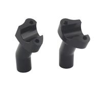 Riser manubrio Moto para mayoría de Dyna para Street Bob para Softail para Motocicleta Sportster elevadores de Manillar extraíbles de 3,5 Manillar Motocicleta Elevador(Black)
