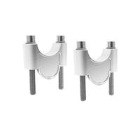 Riser manubrio Moto para Suzuki para VSTROM 650 1000 1050 para XT para V-Strom 250 para DL650 para DL1000 Elevador de Manillar de Motocicleta Manillar Motocicleta Elevador(Silver)