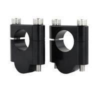 Riser Moto para CRF70F 2004-2016 para CRF80F 1973-2013 Elevadores Manillar 7/8 "22 Mm Abrazaderas Barra Gruesa Montaje CNC Motocicleta elevadores Manillar Motocicleta(Black Riser 30mm)