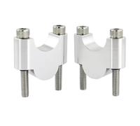 Riser Moto para VFR1200X para Crosstourer 2012-2021 para CRF1000L 2015-2021 28 Mm 1 1/8 "Manillar Elevadores elevadores Manillar Motocicleta(Silver Riser 30mm)