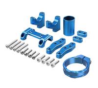 Riser Motocicleta Para Surron Para Light Para Bee XS L1E Soporte Elevador Manillar Delantero Y Soporte Tubo Dirección Cuadro Motocicleta Eléctrica Elevadores de manillar(Kit Blue)