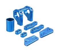 Riser Motocicleta Para Surron Para Light Para Bee XS L1E Soporte Montaje Elevador Manillar Delantero Motocicleta Eléctrica Dirt Bike Tapa Depósito Freno Elevadores de manillar(Blue Kit)