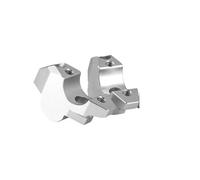 Risers Abrazadera Para X-ADV750 Para XADV750 Para ADV150 Para ADV160 Para ADV350 2017-2025 Adaptador Extensible Abrazadera Arrastre Elevador Manillar Motocicleta Abrazaderas Barra Motocicleta(Silver)