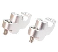 Risers Abrazadera para XT660Z para Tenere para XT 660 para Z Manillar Riser Handle Bar(Silver)