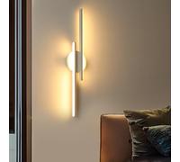 Riserva Aplique Pared Interior LED 24W, 3000K Blanco Cálido, Blanco, 60cm