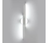 Riserva Aplique Pared Interior LED, 24W 2700LM Blanco Lámpara de Pared LED Moderna, 6500K Luz Blanca Luz LED Lineal de Pared Aluminio para Dormitorio, Sala de Estar, Pasillo, Escalera, Comedor, Balcón