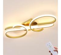Riserva Plafon LED Techo Regulable, Interruptor/Control Remoto, 29W 3000-6500K 55cm, Modernas Lámpara de Techo para Dormitorio, Salón, Pasillo, Comedor, Balcón, Dorado