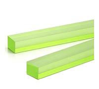 RISHORI 2 Piezas Vara Cuadrada De Poliuretano PU Barra Cuadrada Uretano Sólido 3mm Grosor, 55-60mm Ancho, 500mm Largo para Talleres, Fábricas,3 * 55 * 500mm 2pcs