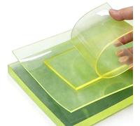 RISHORI 4 Piezas PU Hoja Cojín Amortiguador Tapete Antideslizante Amortiguación Industrial 100mm x 100mm 1mm 3mm para Equipos De Máquinas,100mm*100mm*2.5mm 4pcs