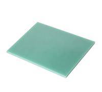 RISHORI Placa de Resina Epoxi G10 FR4 de 250 mm x 250 mm, Lámina Aislante Verde de Resina Epoxi de 2 a 3 mm de Espesor para Fabricación de Prototipos y Plantillas de Sujeción
