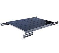 Rising fijo accesorio de servidor estante 1U 19 "estantes de montaje en rack de 4 postes ajustable de profundidad para servidor de red en rack
