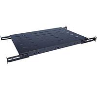 Rising fijo accesorio de servidor estante 1U 19 "estantes de montaje en rack de 4 postes ajustable de profundidad para servidor de red en rack