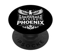 Rising Phoenix Diseño de mentalidad de resiliencia Personal PopSockets PopGrip Adhesivo
