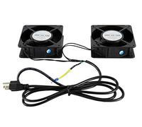 Rising Server - Ventilador para gabinete de refrigeración (110 V, 2 unidades)