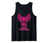 Rising Stronger Phoenix Breast Cancer Awareness - Cinta Rosa Camiseta sin Mangas