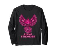 Rising Stronger Phoenix Breast Cancer Awareness - Cinta Rosa Manga Larga