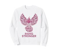 Rising Stronger Phoenix Breast Cancer Awareness - Cinta Rosa Sudadera