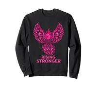 Rising Stronger Phoenix Breast Cancer Awareness - Cinta Rosa Sudadera